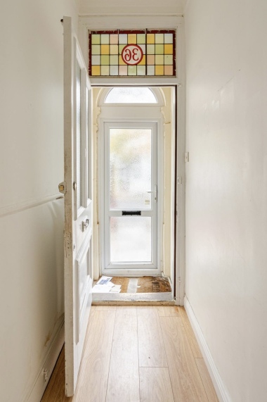 Main entrance to house