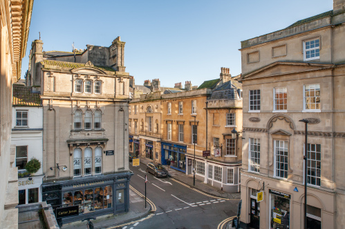 View from the living room overlooking Bath City Centre