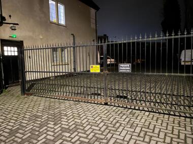 Secure parking for up to two cars