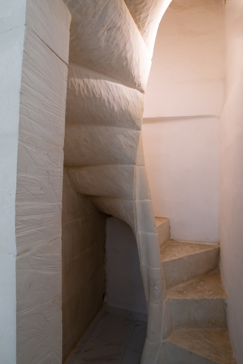 stone spiral staircase