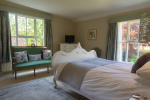 Green Bedroom with dual aspect of garden