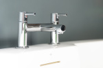 Relax and unwind in this beautifully updated spa-style bath.