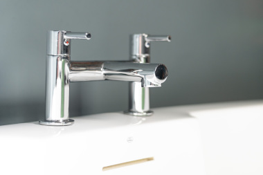 Relax and unwind in this beautifully updated spa-style bath.