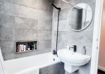 Bathroom: Bath + Shower