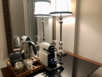Nespresso Machine, Tea  and Hot chocolate