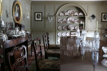 panelled dining room