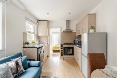 Kitchen, Living and dining area