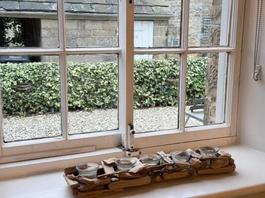 Peaceful garden views from the kitchen
