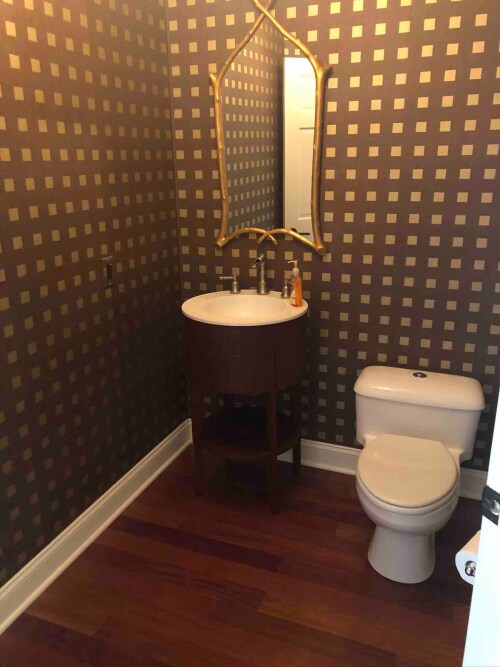 Half Bath off of the living room