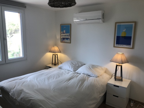 La chambre double à l'étage