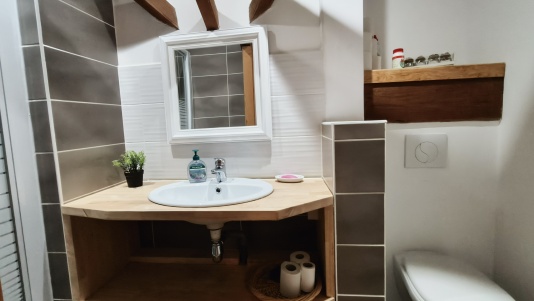 SALLE D'EAU DOUCHE VASQUE WC ETAGE