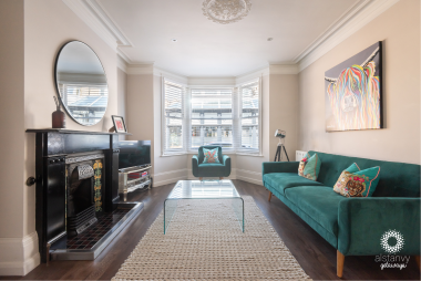 Beautiful tall ceilings, original fireplaces and sash windows, The Old Office has retained much of its original character