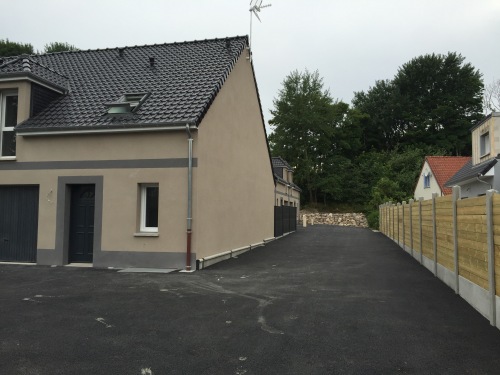 Vue de l'extérieur de la location