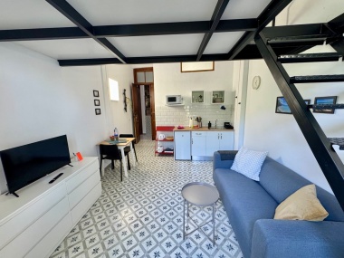 Blick Richtung Küchenzeile