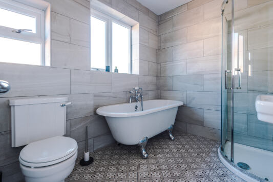 Luxury bath and shower