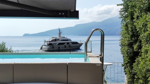 Vista mare dal piano piscina