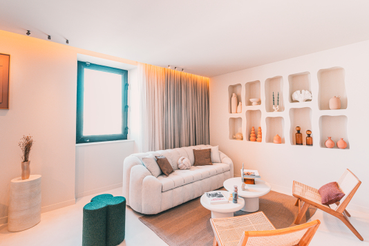 Salon vue sur le Vieux Port