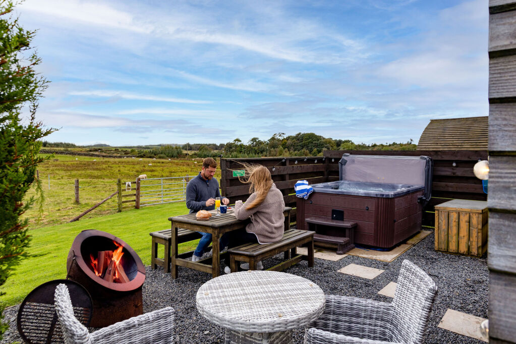[{'Text': 'Terrace', 'CultureCode': 'en-GB'}] glamping cabins and grounds, photo 13 of 32