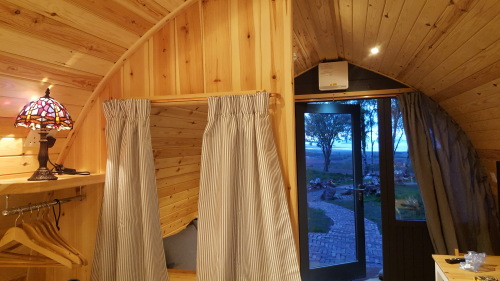 Belhaven Bay Pod interior and view