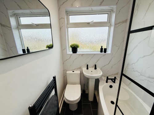 Family bathroom with shower