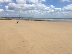 The famous sandy beaches of Dymchurch span for miles