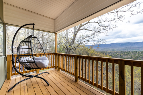 3 level and large windows on every floor provide amazing views of the valley and mountains.