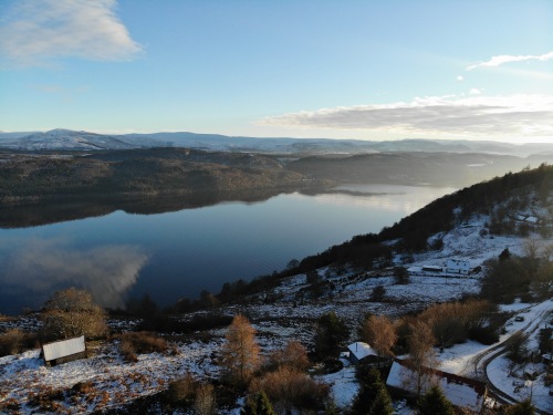 Drovers Lodge - Loch Ness Winter View