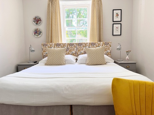 Yellow Room with fresh designer fabrics