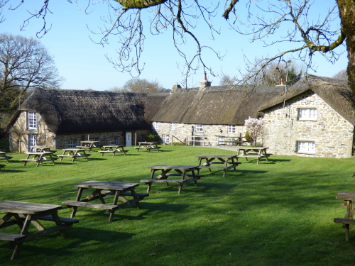 Large pub garden