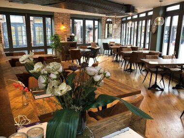 TN1 restuarant directly opposite The Old Office is an excellent choice for breakfast, lunch or dinner 