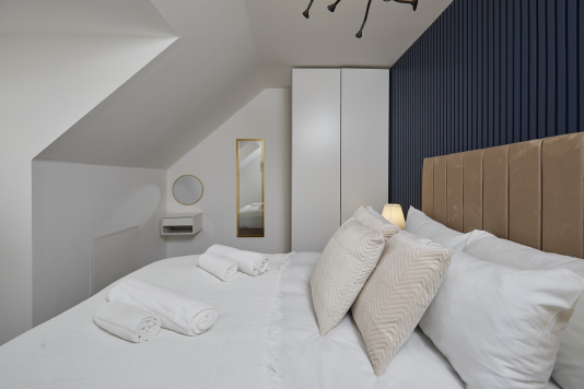 Inviting bedroom designed to help you unwind after a busy day.