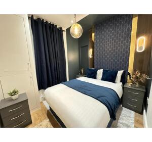 This photo represents the bedroom of the flat. 