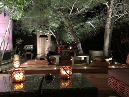 La terrasse le soir