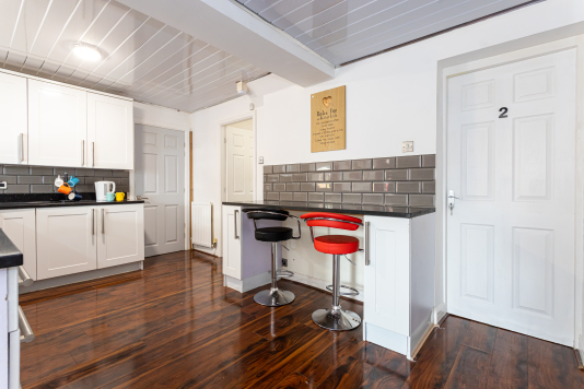 Open Plan, Kitchen, Lounge and Dining.