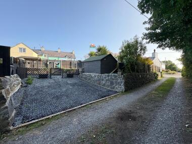 Offroad parking accessed to the rear lane