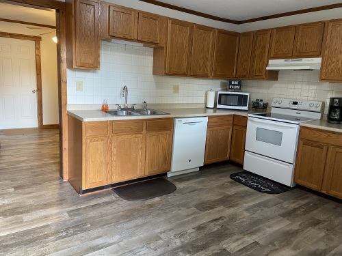 Fully stocked kitchen