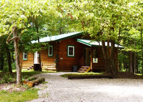 Springwood Hocking Hills Cabins - Deer Crossing - Log Cabin with 2 Bedrooms and 2 Bathrooms