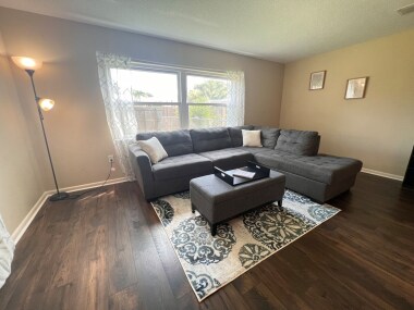 Comfortable quiet living room where you can submerge yourself in tranquility or read a book and relax.