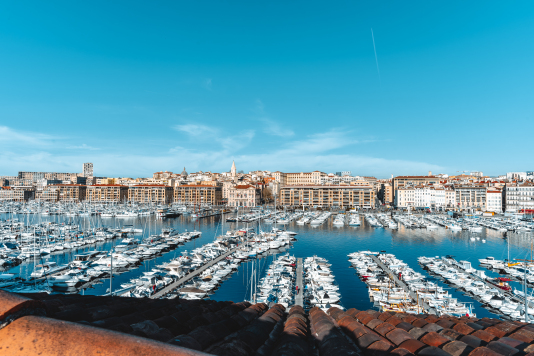 Terrasse vue sur le Vieux Port