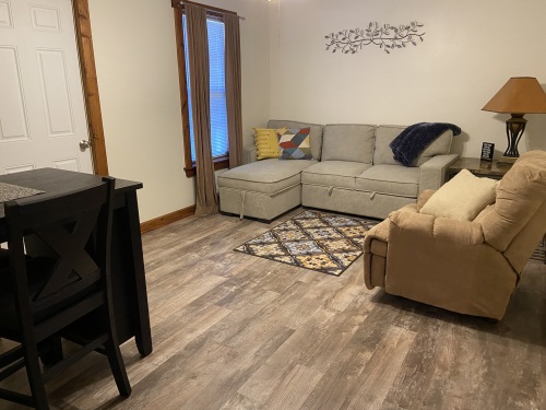 Sectional converts to sleeper