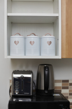 Compact, fully equipped studio kitchen