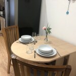 Folding table great to share dining moments or work from home