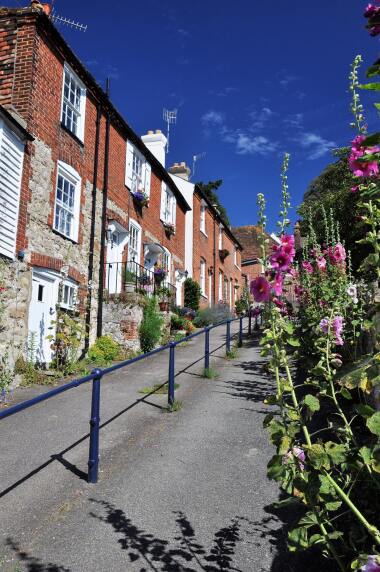 The quaint Kent town of Hythe