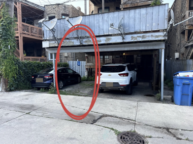 Private parking — a rare and coveted luxury in Wrigleyville.