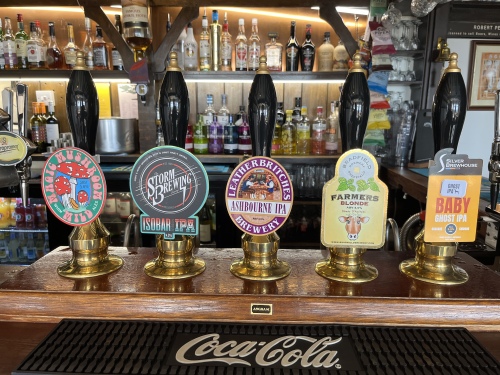 Our ever changing cask ales