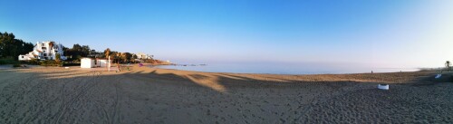 Panoramic view from the beach