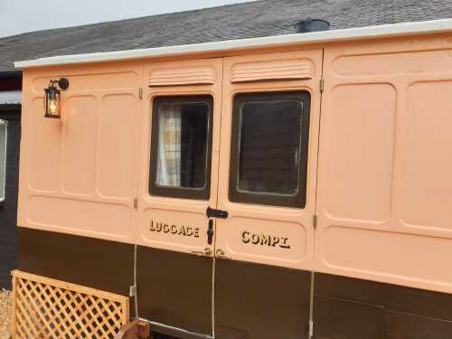 Carriage-Signature-Ensuite with Shower-Courtyard view-1850s Railway Carriage  - Base Rate