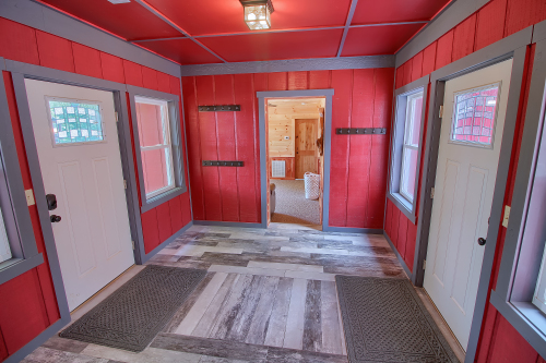 Breezeway, leading to Wing, from Kitchen