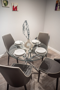 share kitchen between 3 rooms