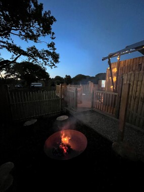 Fire pit area